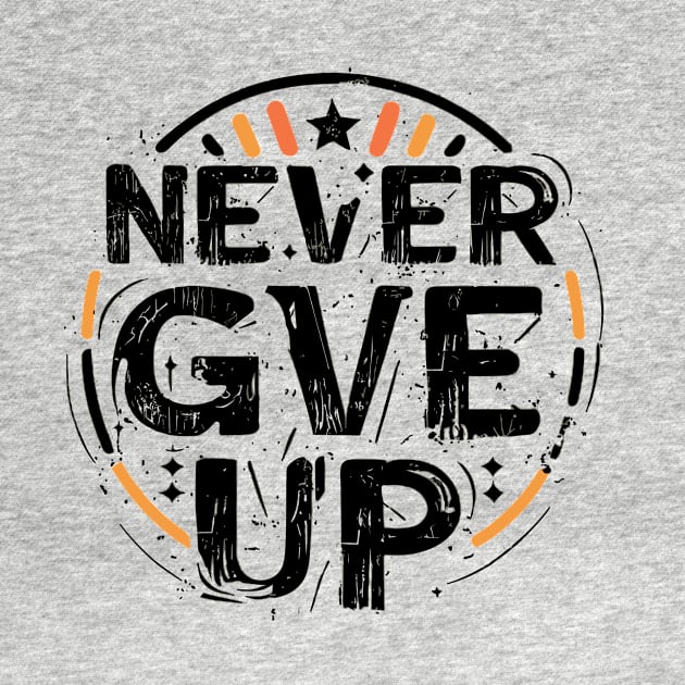 Never Give Up motivational words by A Floral Letter Capital letter A | Monogram, Sticker